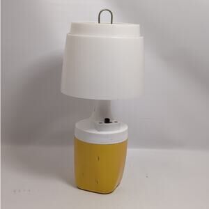 Vintage Ray-O-Vac No. 100 Yellow Battery Table Light/Lantern - Camping/1975
